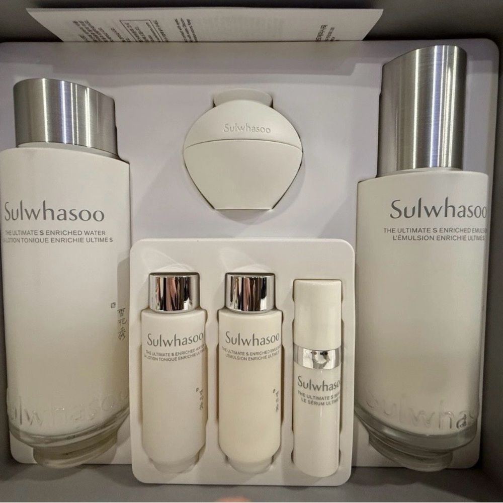 Sulwhasoo The Ultimate S Enriched Water & Emulsion Set Anti Wrinkle K-Beauty